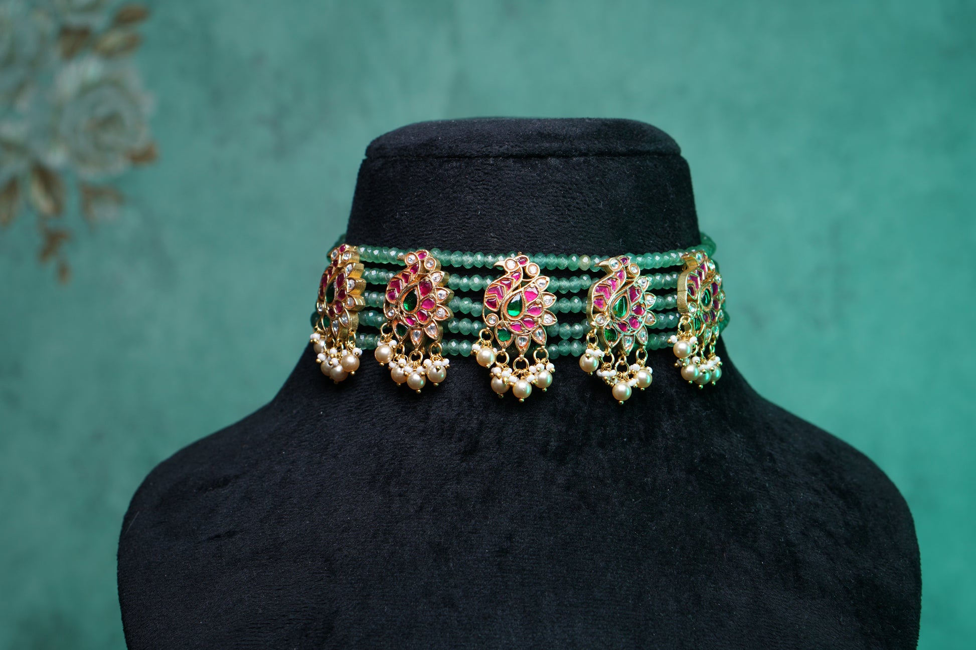 Kundan Choker (4-8021)(K)(Preorder) - JEWELSTYLE