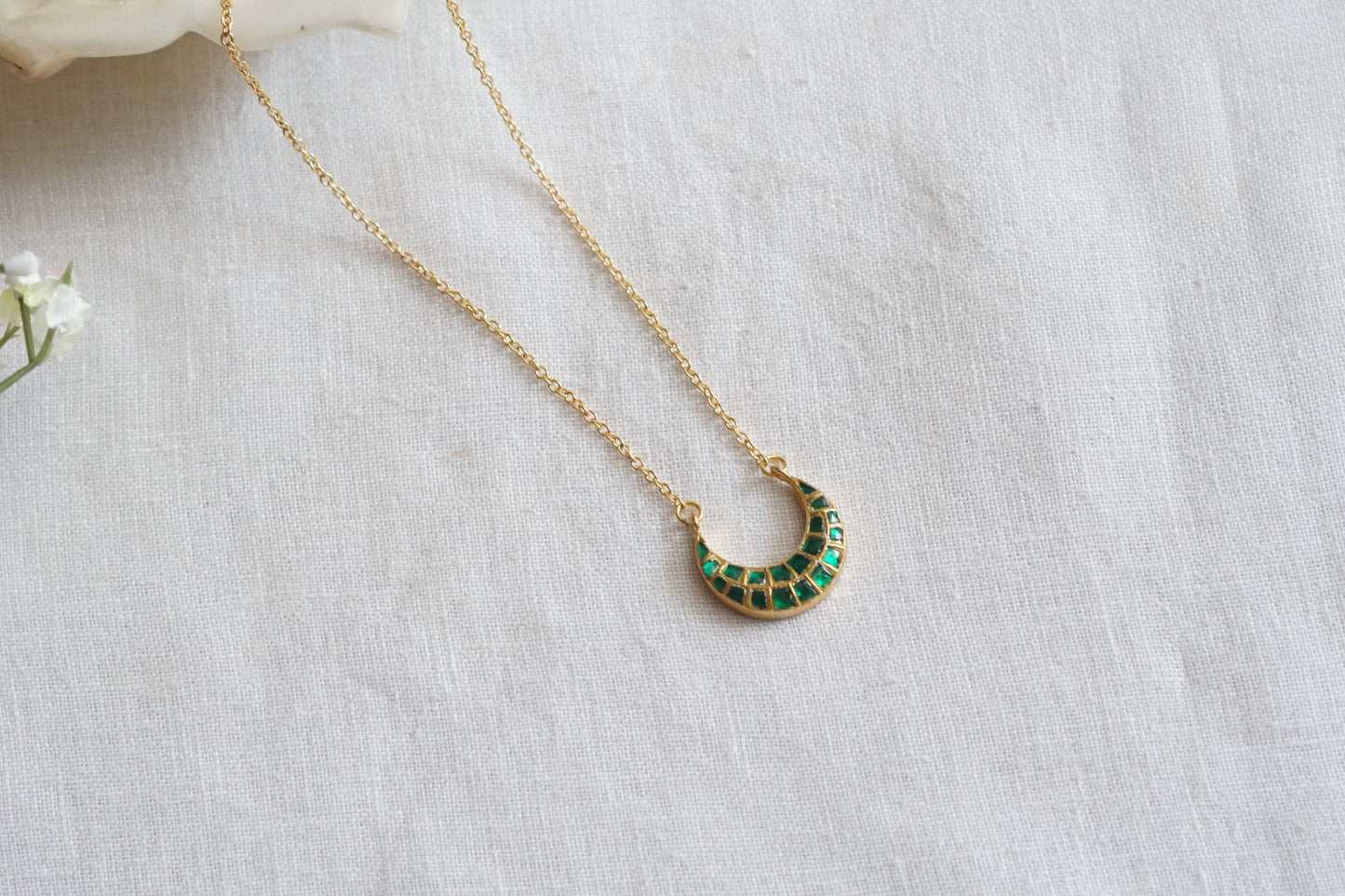 Kundan Pendant( 4-9105)(R) - JEWELSTYLE