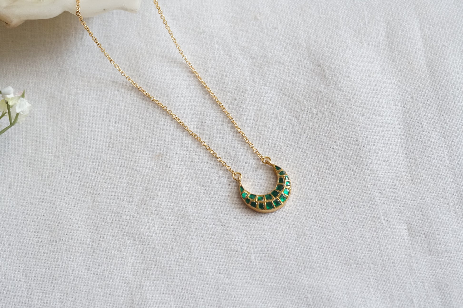 Kundan Pendant( 4-9105)(R) - JEWELSTYLE