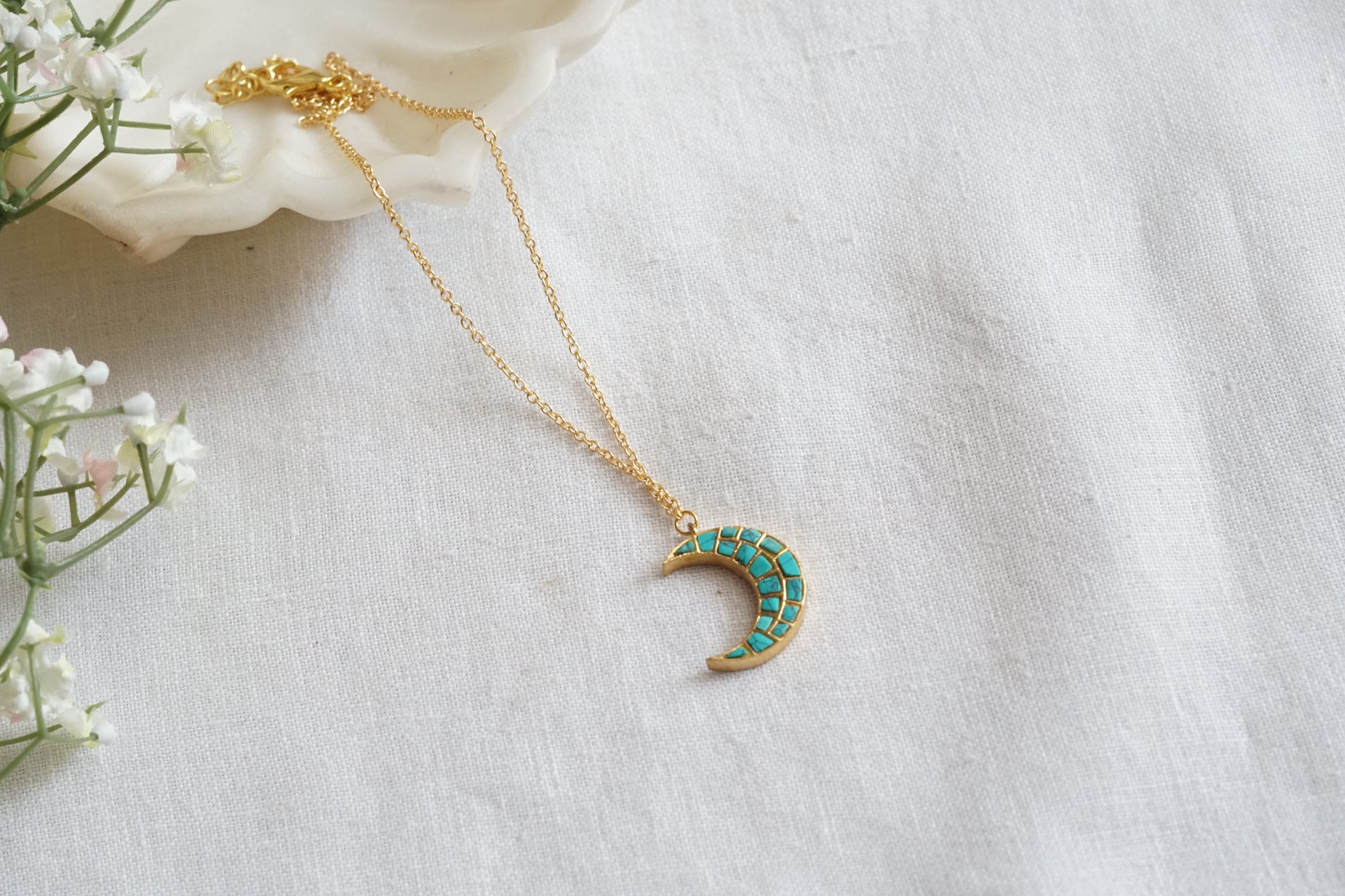 Kundan Turquoise Pendant( 4-9107)(R) - JEWELSTYLE