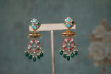 Kundan Earrings (1-4372)(R)(offer piece)