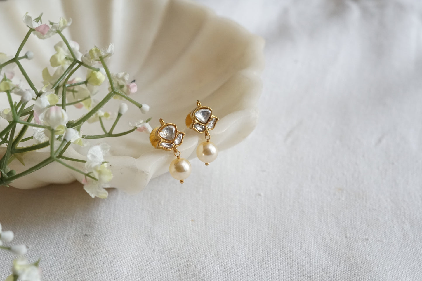 Kundan Studs (1-5140)(R) - JEWELSTYLE