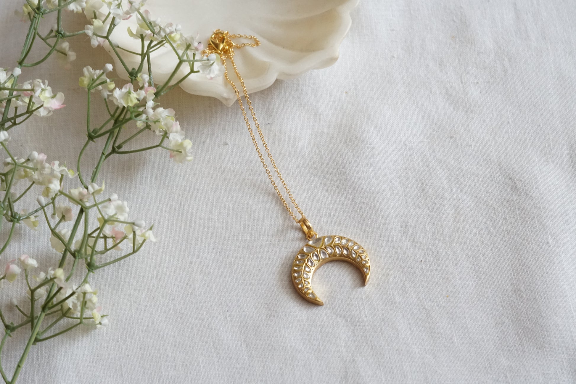 Kundan Pendant (4-9101)(R) - JEWELSTYLE