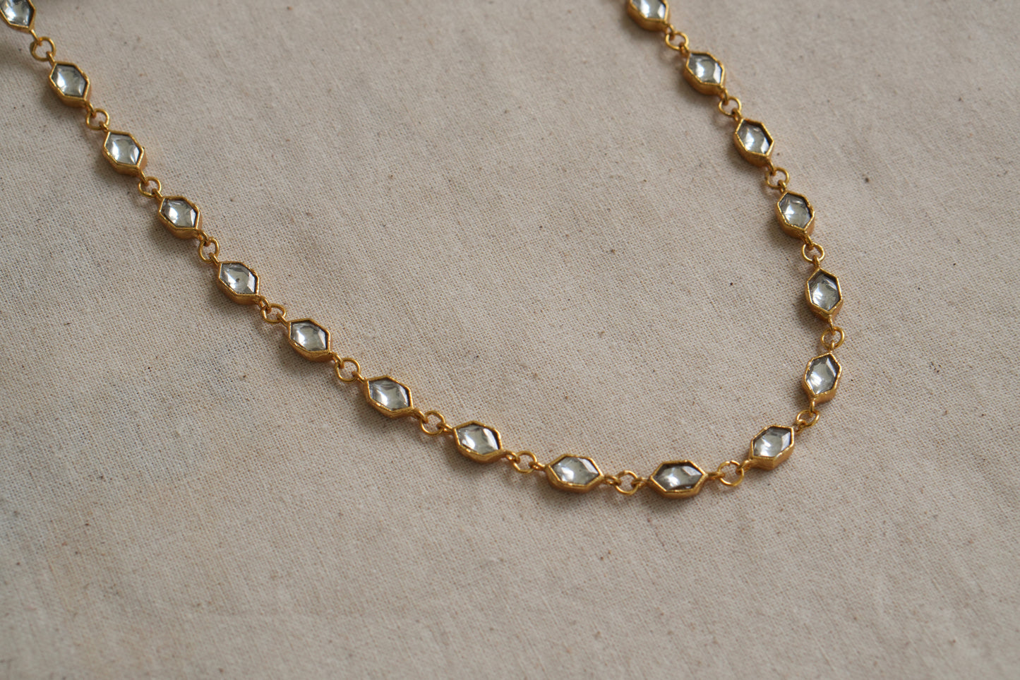 Kundan Necklace (4-9009)(R) - JEWELSTYLE