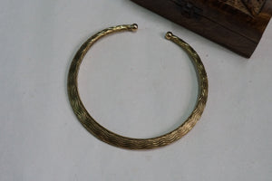 Oxidised Hasli Necklace (4-7207)