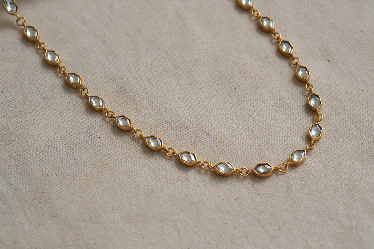 Kundan Necklace (4-9009)(R) - JEWELSTYLE