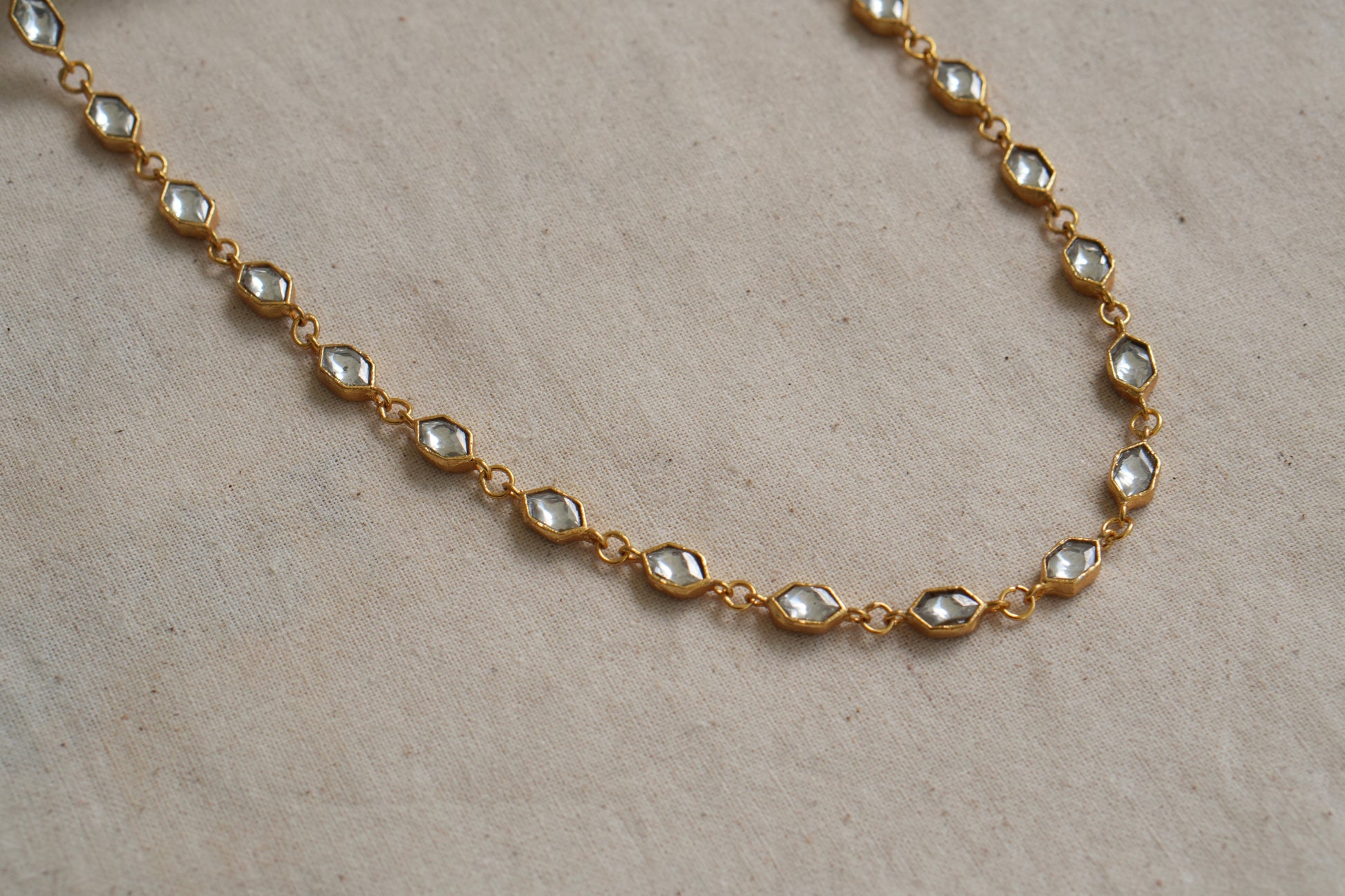 Kundan Necklace (4-9009)(R) - JEWELSTYLE