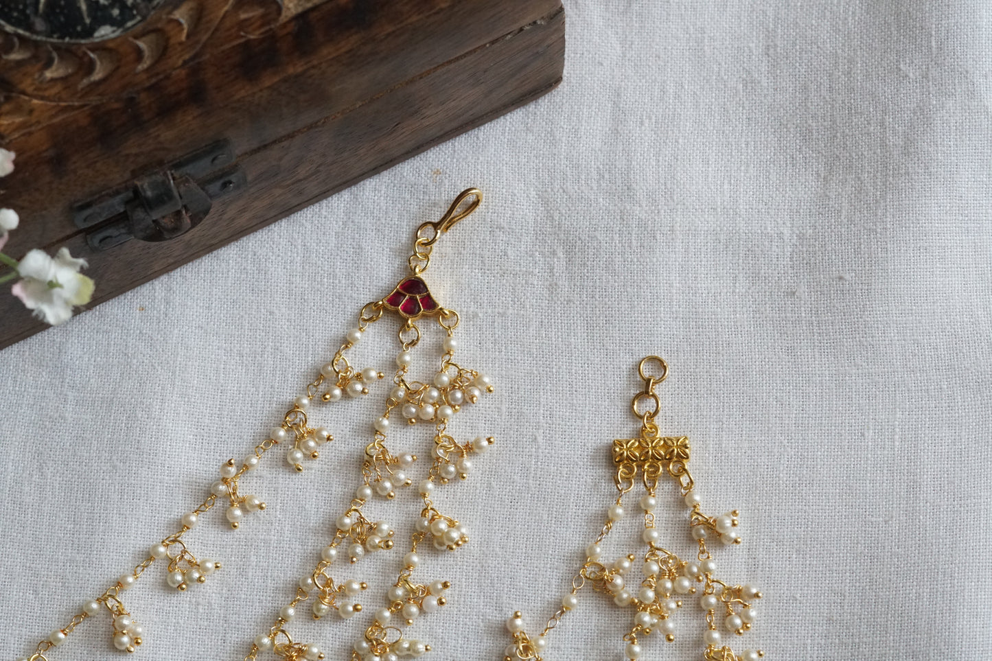 Kundan Earchain(9-381) - JEWELSTYLE