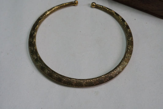 Oxidised Hasli Necklace (4-7208)