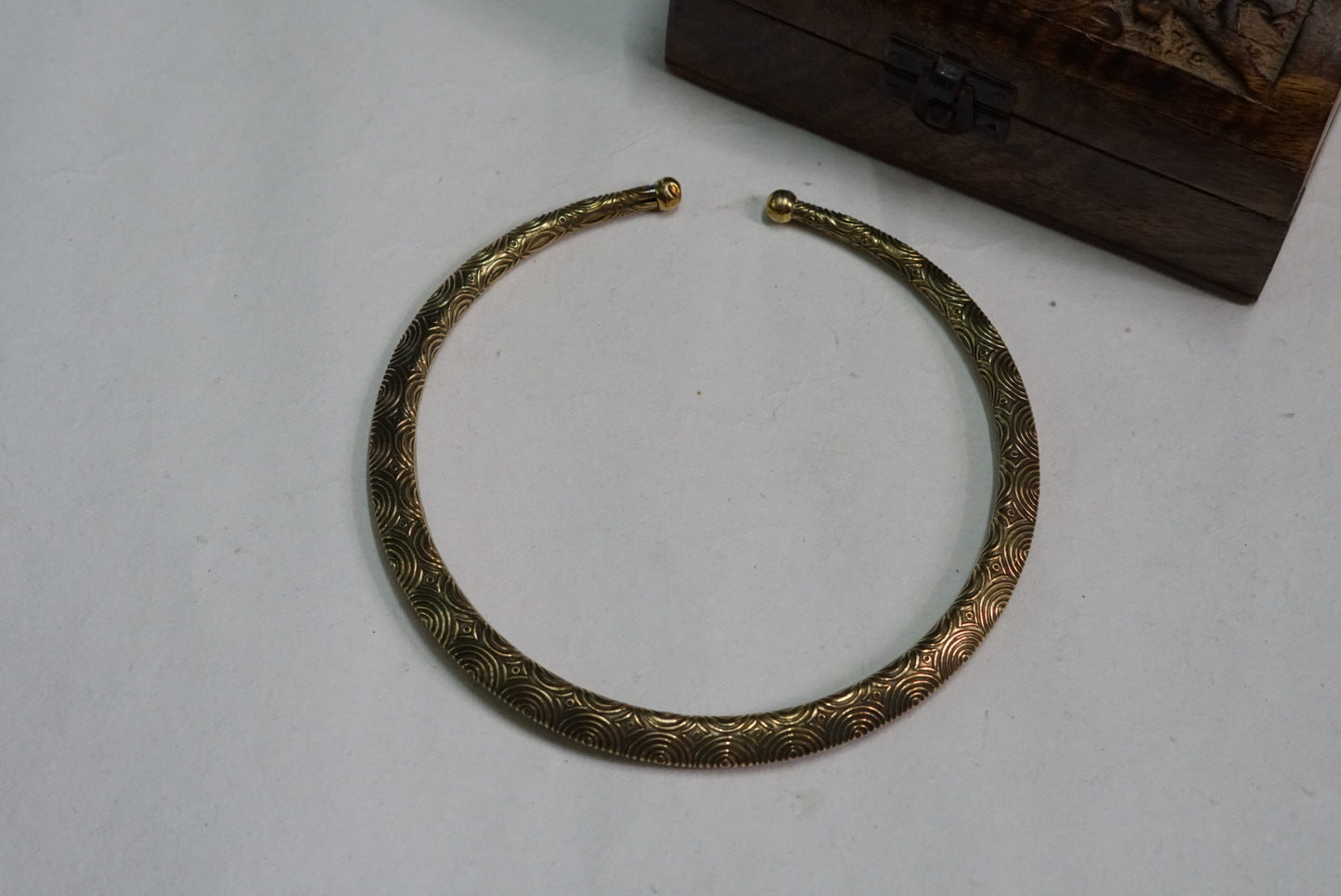 Oxidised Hasli Necklace (4-7208)