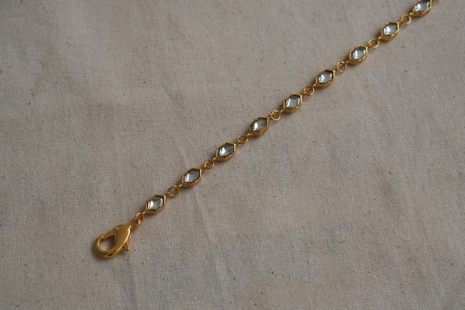 Kundan Bracelet (3-488)(R) - JEWELSTYLE