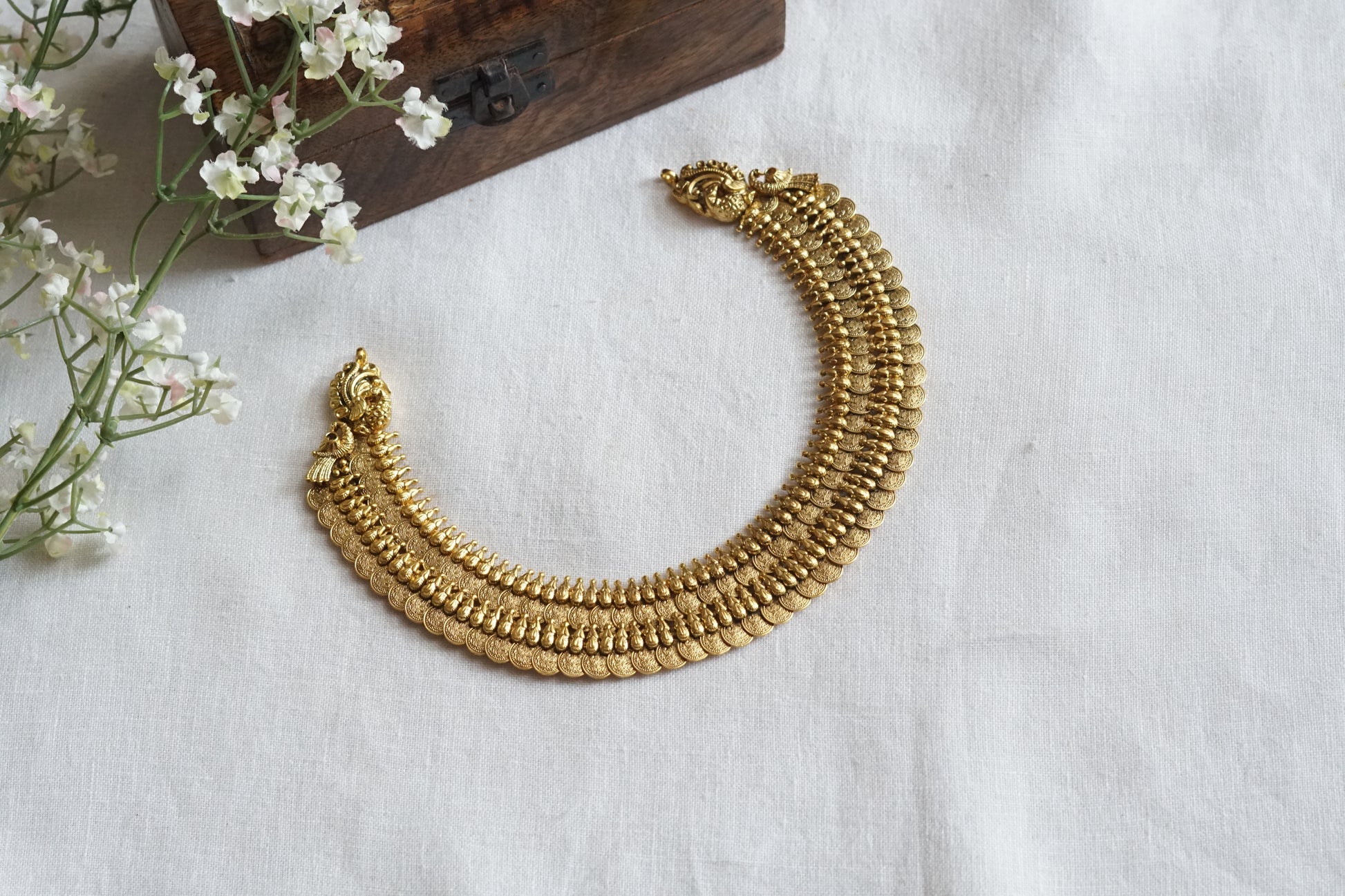 Antique Gold Necklace ( 4-9115)(B) - JEWELSTYLE