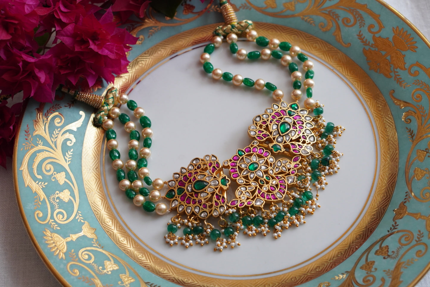 Kundan necklace  (4-7789) (k)(preorder made in 20-25days)