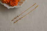 Kundan Earchain(9-368)(R) - JEWELSTYLE