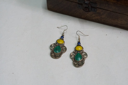 Oxidised earring (1-3593)