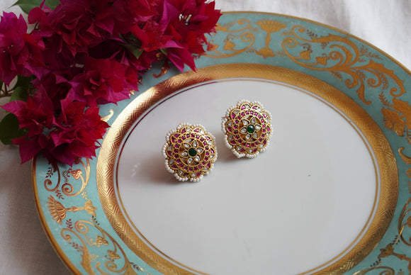 Kundan Studs  (1-4088)(K)(preorder made in 15-20days)