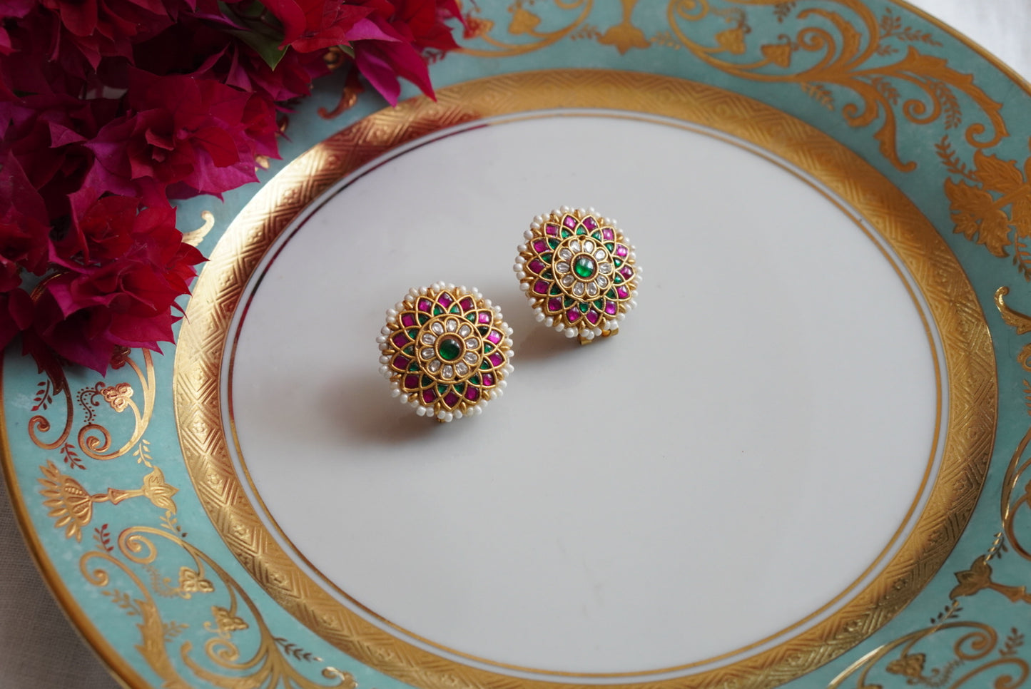 Kundan Studs  (1-4089)(K)(PREORDER)