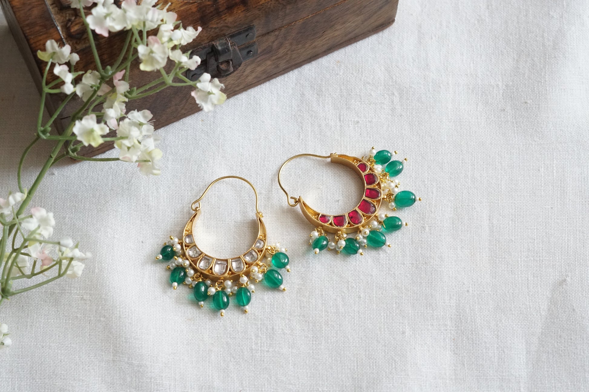 Reversible Kundan Bali (1-5149)(R) - JEWELSTYLE
