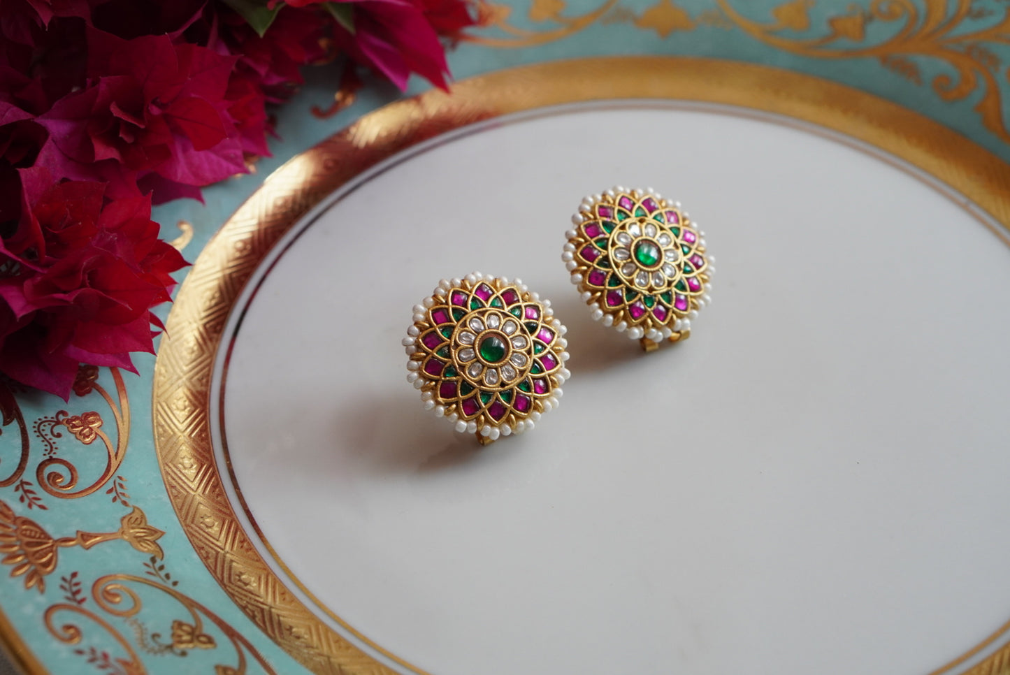 Kundan Studs  (1-4089)(K)(PREORDER)