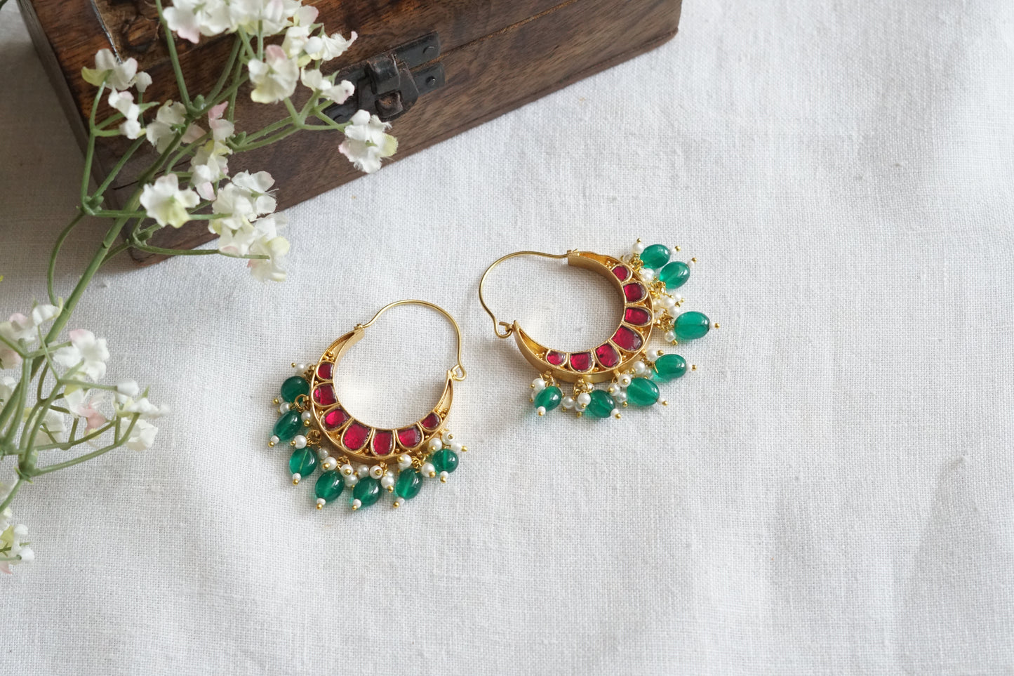 Reversible Kundan Bali (1-5149)(R) - JEWELSTYLE