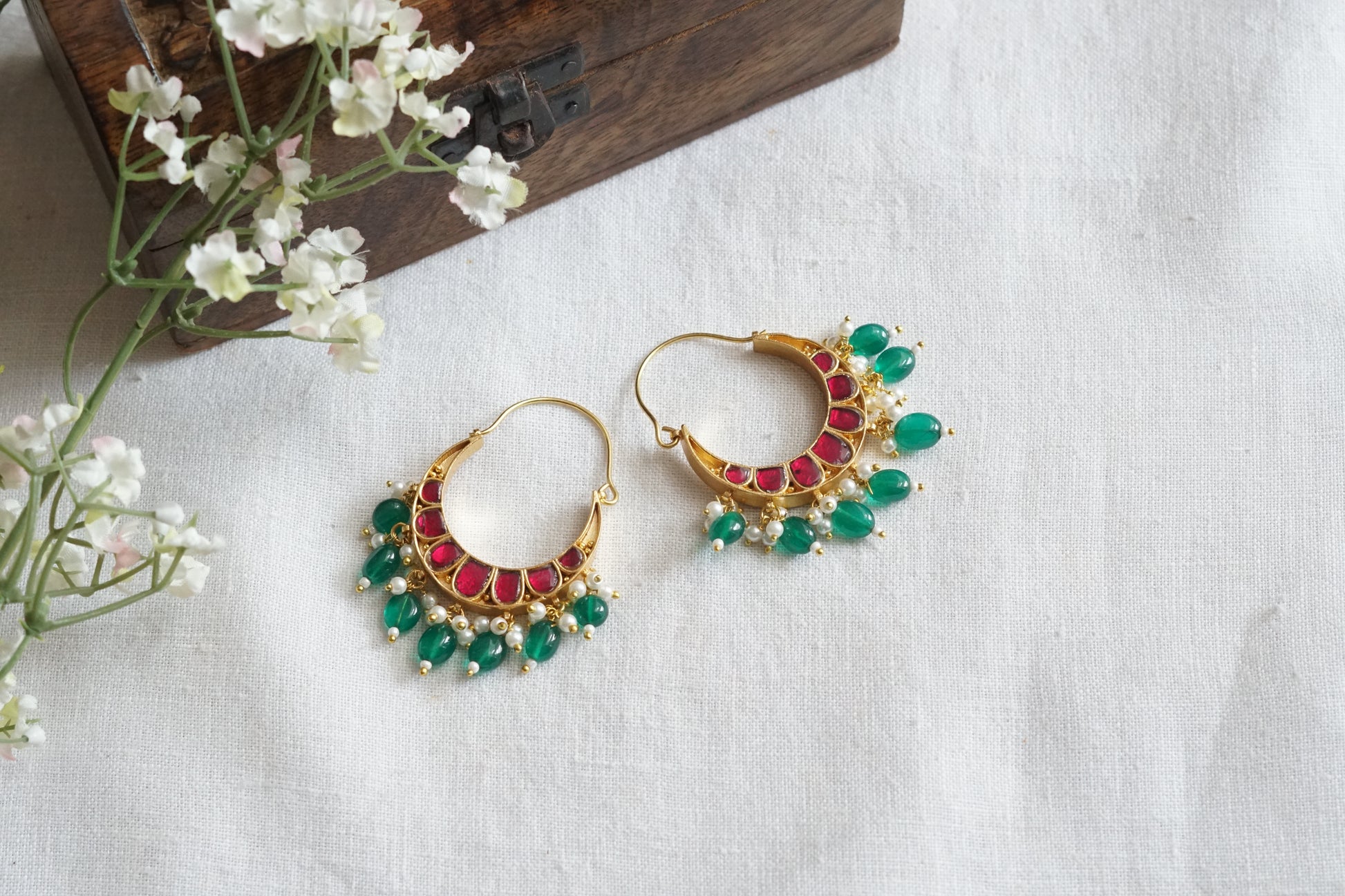Reversible Kundan Bali (1-5149)(R) - JEWELSTYLE