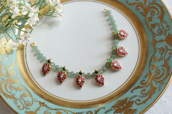 Mango Kundan necklace (4-8544)(K)