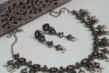 Oxidised Necklace set (4-7211)