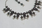 Oxidised Necklace set (4-7211)