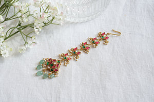 Small Kundan Maangtikka (5-1541)(B)