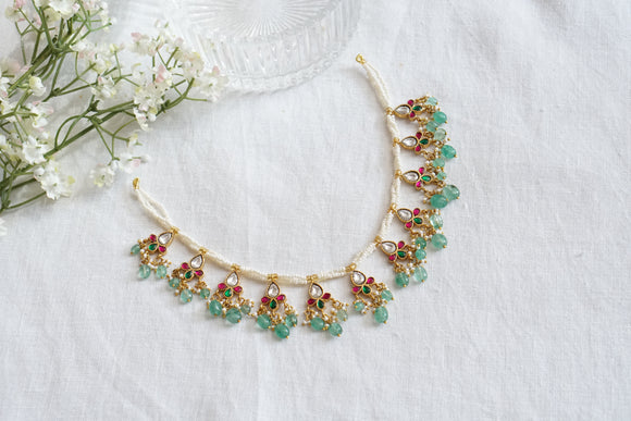 Kundan necklace (4-8538)(K)