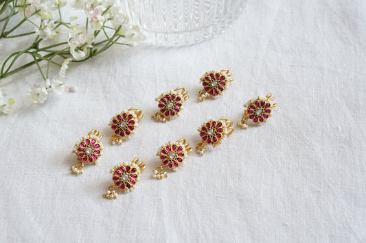 Kundan Braid Hairpin (5-1624)(K)