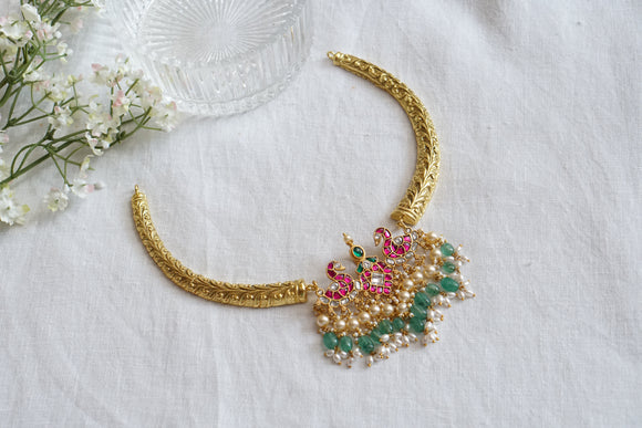 Kundan hasli necklace (4-8534)(K)