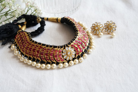 Kundan Necklace set(4-8577)(R)(PREORDER) - JEWELSTYLE