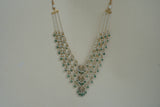 Kundan 3 line ranihaar necklace (4-8543)(S)