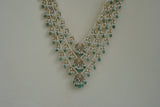 Kundan 3 line ranihaar necklace (4-8543)(S)