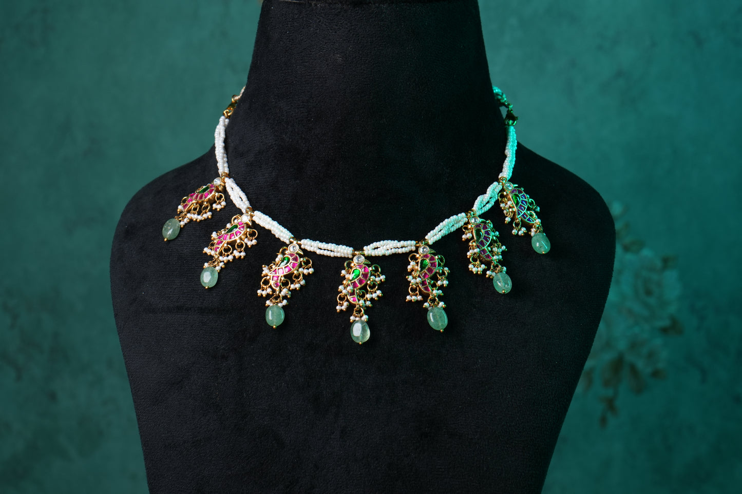 Kundan Necklace (4-9021)(K)