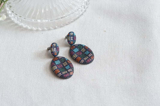 Multistone Earrings (1-5178)(from turkey)