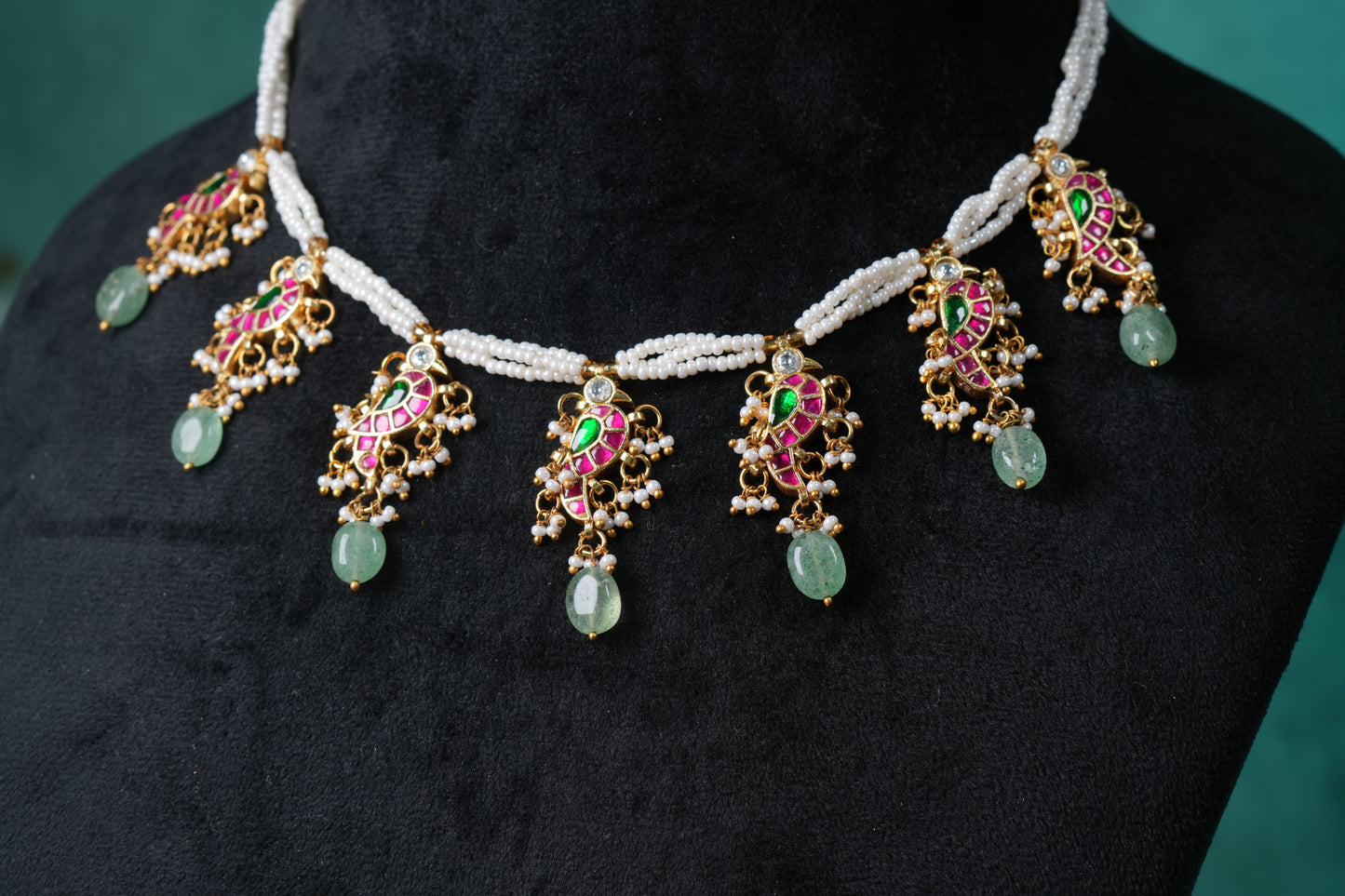 Kundan Necklace (4-9021)(K)