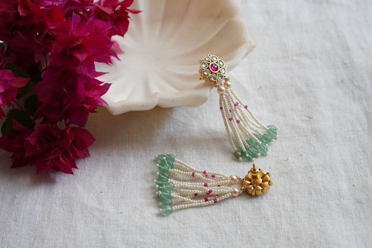 Kundan Earrings  (1-4094)(K)(PREORDER)