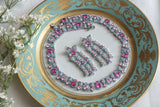 Pink and Turquoise Necklace Set (4-9136)(from turkey) - JEWELSTYLE