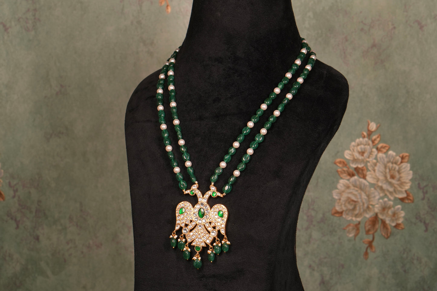 Kundan Reversible Pendant (4-9050)(K)