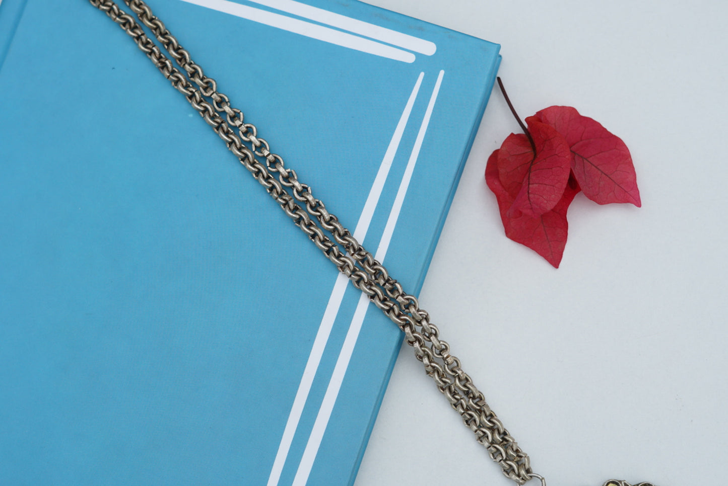 Oxidised pendant Necklace (4-6509)