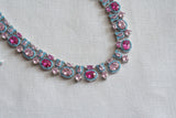 Pink and Turquoise Necklace Set (4-9136)(from turkey) - JEWELSTYLE