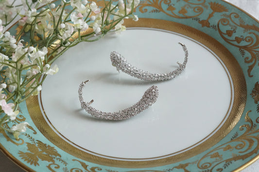 AD stone Earcuff Earrings (1-5173)(from turkey)