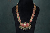 Pink, Green & White Necklace (4-8525)(K)
