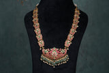 Pink, Green & White Necklace (4-8525)(K)