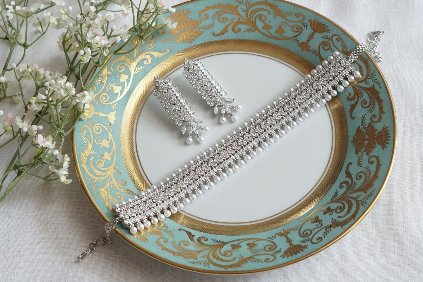 AD Choker Set (4-9134)(B) - JEWELSTYLE