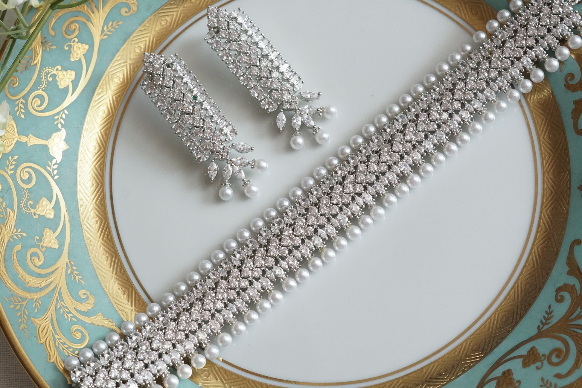 AD Choker Set (4-9134)(B) - JEWELSTYLE