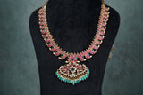 Mango kundan pendant Necklace (4-8526)(K)