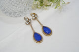 Blue Stone Polki Earring (1-3858)(B)